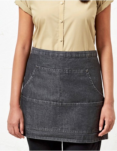 P-PR125-Jeans Stitch Denim Waist Apron